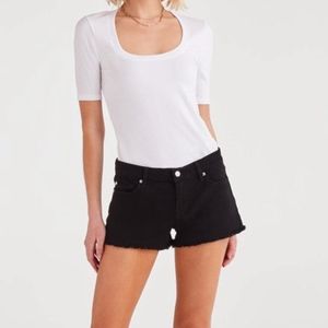 7 For All Mankind | Black Denim Shorts | *New*